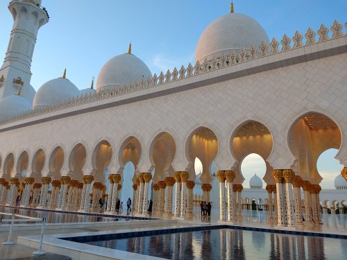 La Moschea al tramonto